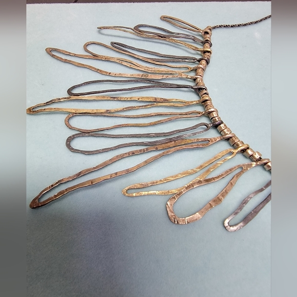 PAZ Isreal Sterling Silver Statement Necklace - Picture 6 of 8